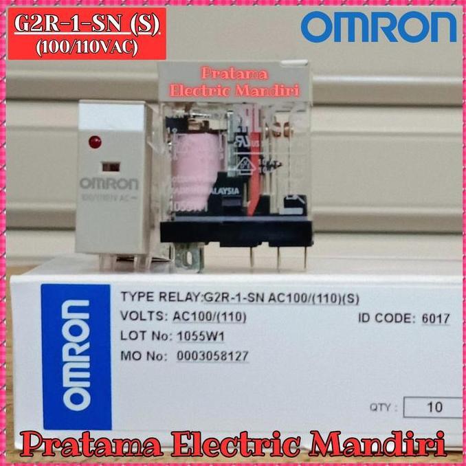 Promo OMRON RELAY 5 KAKI 5 PIN G2R-1-SN (S) G2R1SN G2R 1SN 12V 12VDC 24V 24VDC 100-110V 100-110VAC 2