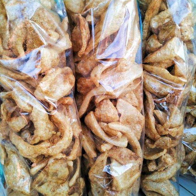 Wenakl- Krupuk Kulit Kerbau Khas Cirebon Kemasan 250Grm Free Packing Dobel Bubelwrap & Dus