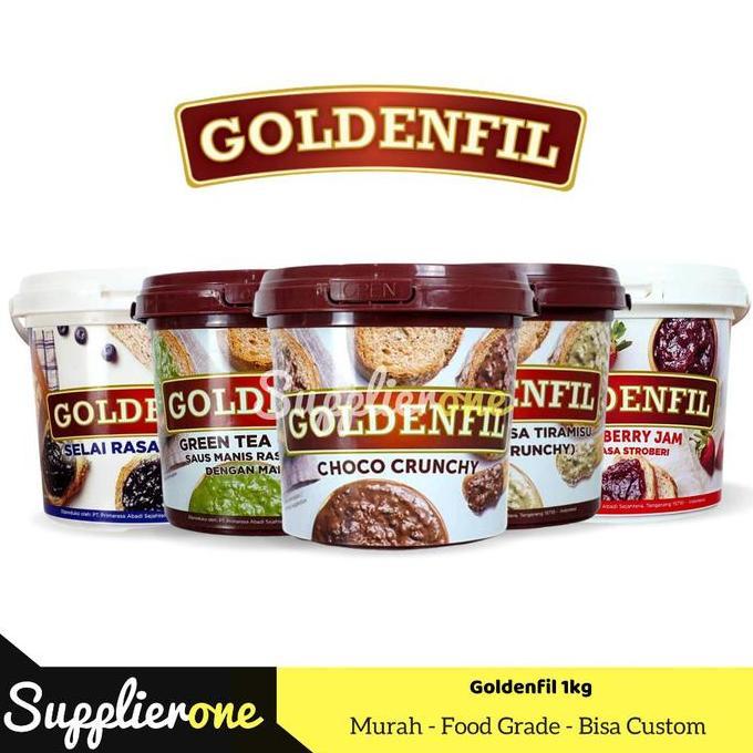 Goldenfil 1kg / Selai Roti Bakar / Toping Roti / Selai Roti