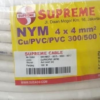 Promo Kabel Listrik NYM 4x4 Supreme 50 Meter / Kabel NYM 4x4 Supreme 50M Diskon