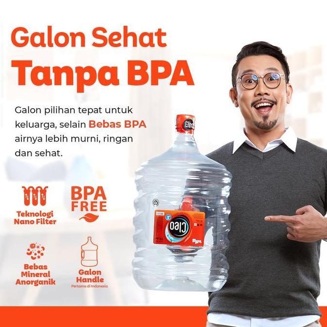 Winebluse- Air Mineral Cleo Cup Botol Galon 120 150 220 330 550 750 1500 Ml 1L 1,5L 19L 19 Liter Sma