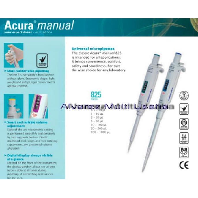 Baru Socorex Micropipet Fixed 500 Ul Acura 815 Baru