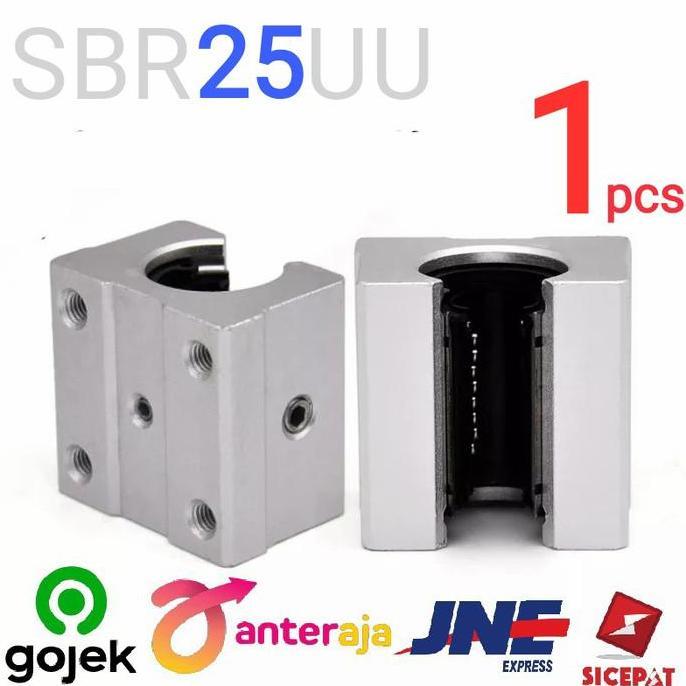 Irongo- Sbr25Uu Sbr25 Sbr 25 Uu Linear Guide Bearing Block Sliding Cnc Rail