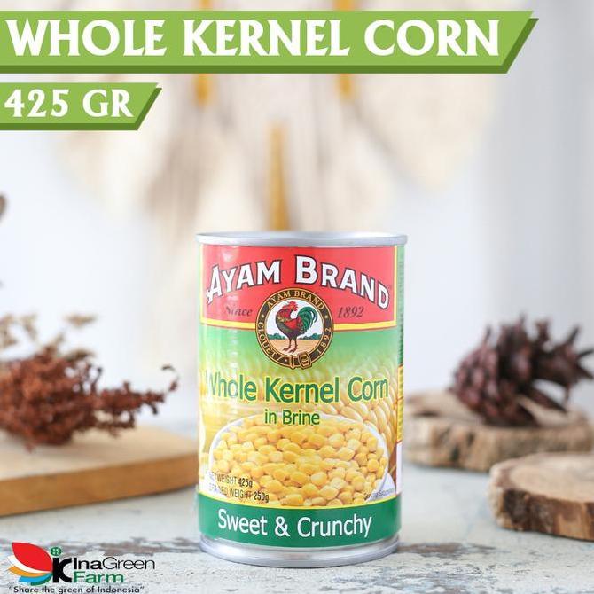 Nikmat- Jagung Manis Pipil Kaleng 425Gr Ayam Brand Bandung