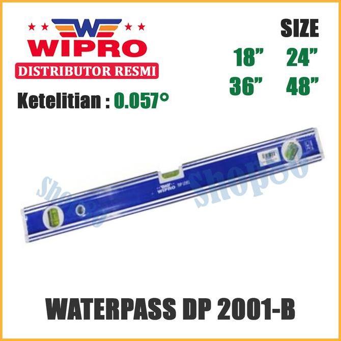 NEW Wipro Waterpass DP-2001B Waterpas Water Pass Panjang 18" 24" 36" 48" 18 24 36 48 inch