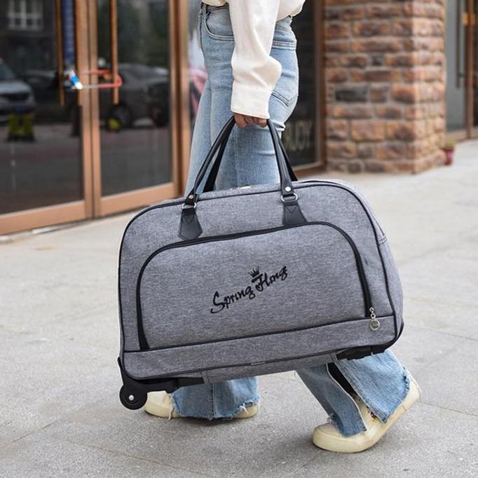 Lansungkirim- Tas Travel Trolley / Tas Penyimpanan Kapasitas Besar / Tas Perjalanan / Tas Travelling