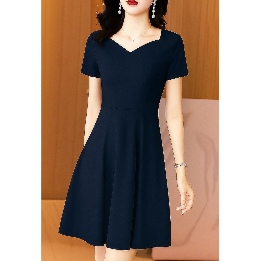 DISKON CALISTA DRESS PESTA KONDANGAN SCUBA PREMIUM FLARE