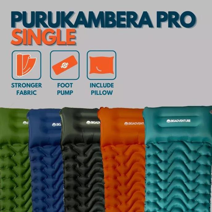 Bigadventure Purukambera Pro Single Matras Tiup matras angin camping