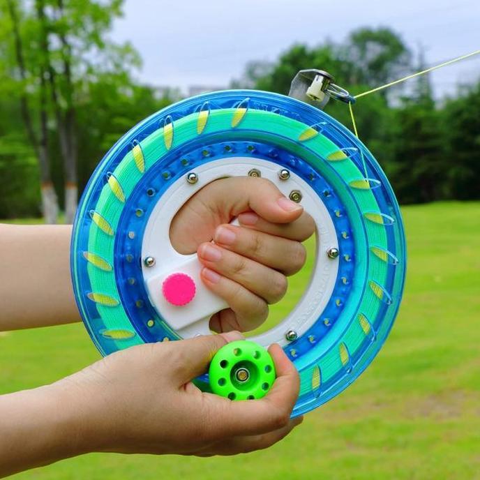 18Cm 300M Gulungan Layang Layang Alat Gulungan Senar Layangan Penggulung Senar Layangan Alat Gulung 