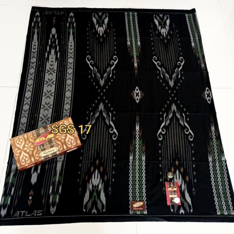 HEMAT LUAR BIASA SARUNG ATLAS MOTIF BHS IDAMAN KEMBANG 555 / ATLAS IDAMAN HARMONI /SARUNG ATLAS MURA