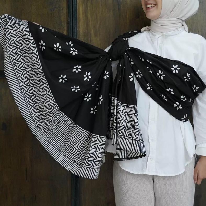 NEW NEW Kain Jarik Gendongan Bayi Batik - Motif Clover (Panjang 3 meter)