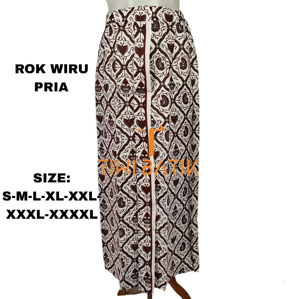Premium Rok Wiru Pria Sidomukti Adat Jogja