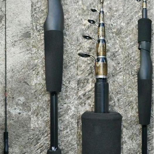 Joran Kanzo Wader Fiber 180Cm Joran Ultralight Lentur 1-3Lb Umpan Lure Pancing