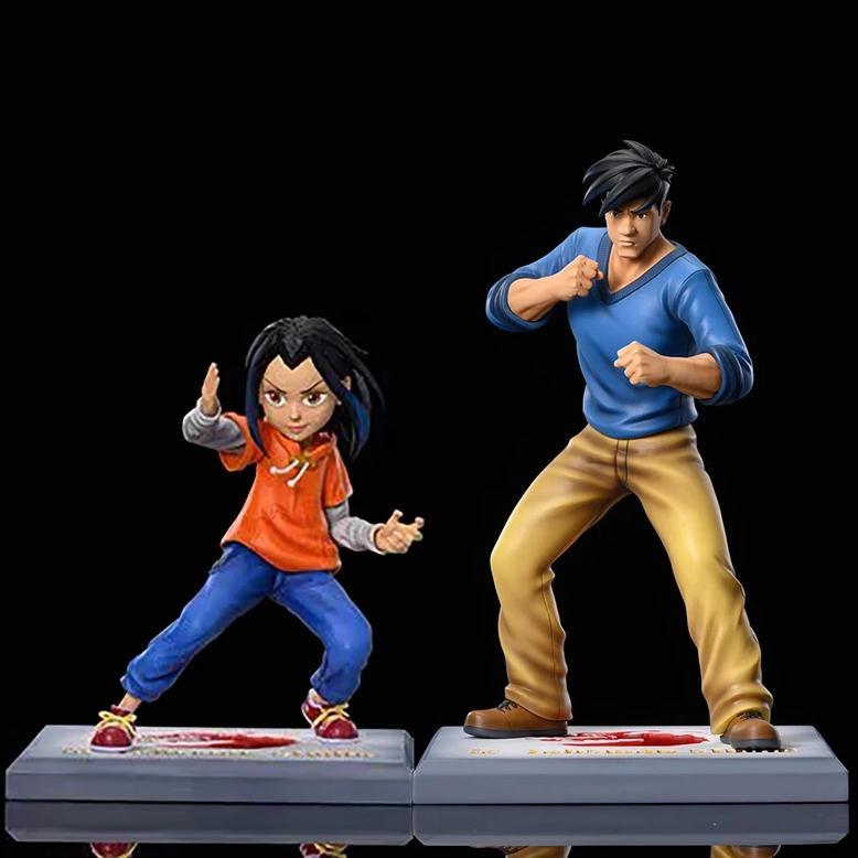 Anime Jackie Chan Adventures Action Figure Jade Chan Figures PVC Decoration Statue Gk Shendu Twelve 