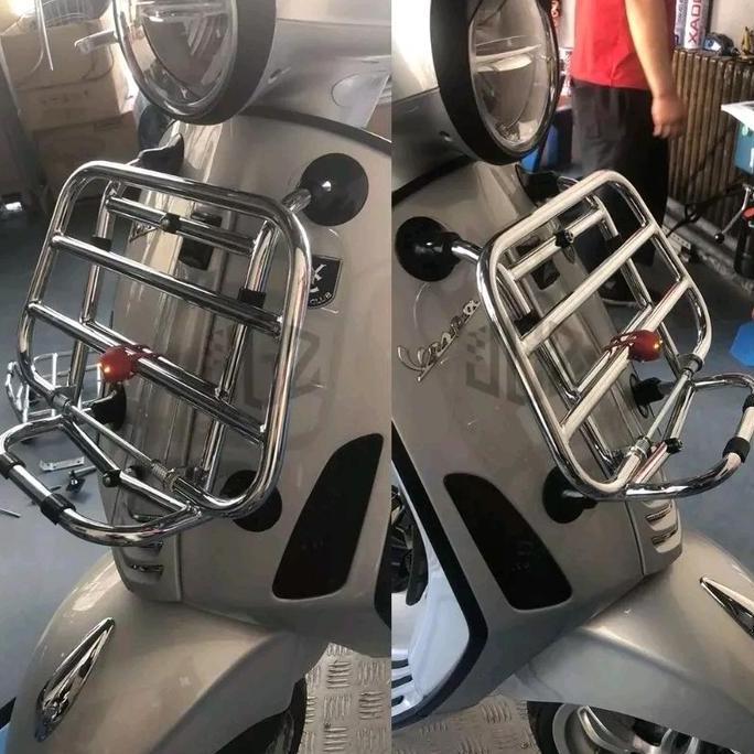 Front Rack Rak Depan Vespa LX S Primavera & Sprint Aksesoris Motor Vespa Matic