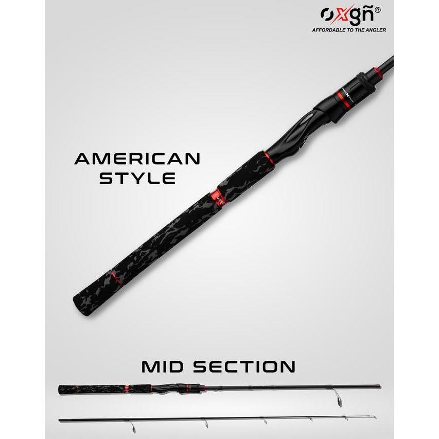 Joran Pancing Spinning Oxgn Stage 562 & 602| 8 - 17 Lb | 165 & 180 Cm Fuji Ring Solid Carbon With 15