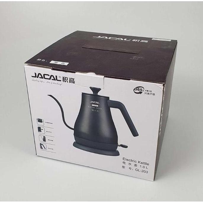 >>>>>] Kettle Listrik Jacal 1 L electric leher angsa Gooseneck kettle Teko