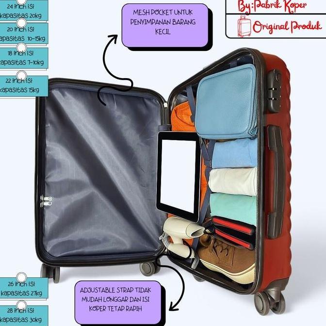 NEW Polo Geneva 023 KOPER POLO GENEVA 023 1 SET ISI 2 24+12 & 20+12 KOPER FIBER ABS 20 Inch 24 Inch 