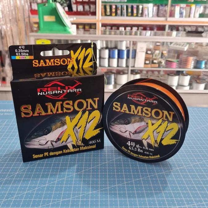 Senar Pe Relix Nusantara Samson X12 Pe 4 400 Meter
