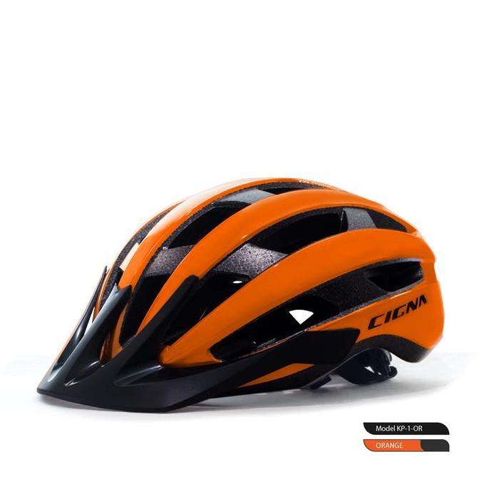 CIGNA KP-1 Bike Ultralight Helmet - Helm Sepeda - ORANGE