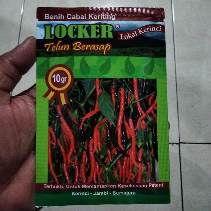 PROMO Bibit Cabe Merah Keriting LOCKER 10gr - Cmk LOKER - Benih Cabe LOKER