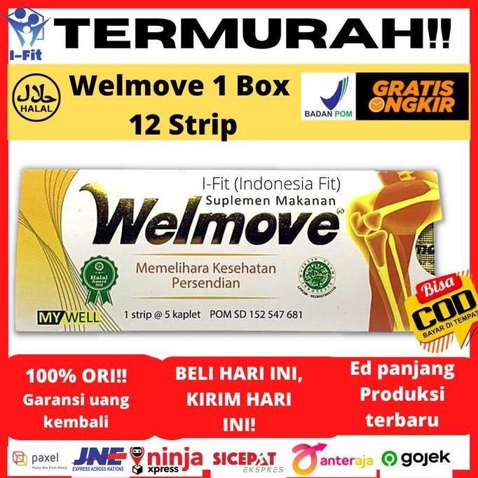 Welmove Per Box isi 12 Strip Suplemen Sendi Obat Nyeri Radang Sendi