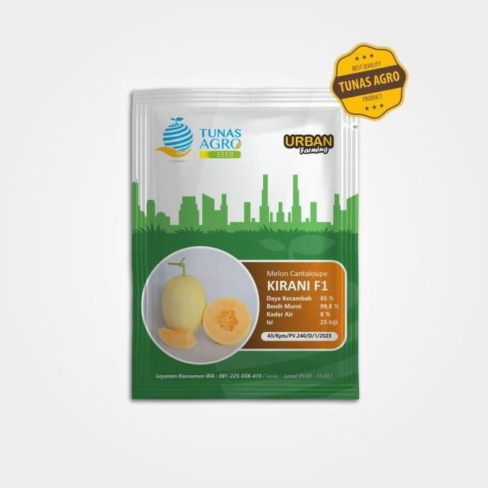 PROMO BENIH MELON KIRANI F1 EKSKLUSIF TUNAS AGRO Urban Farming Small Pack