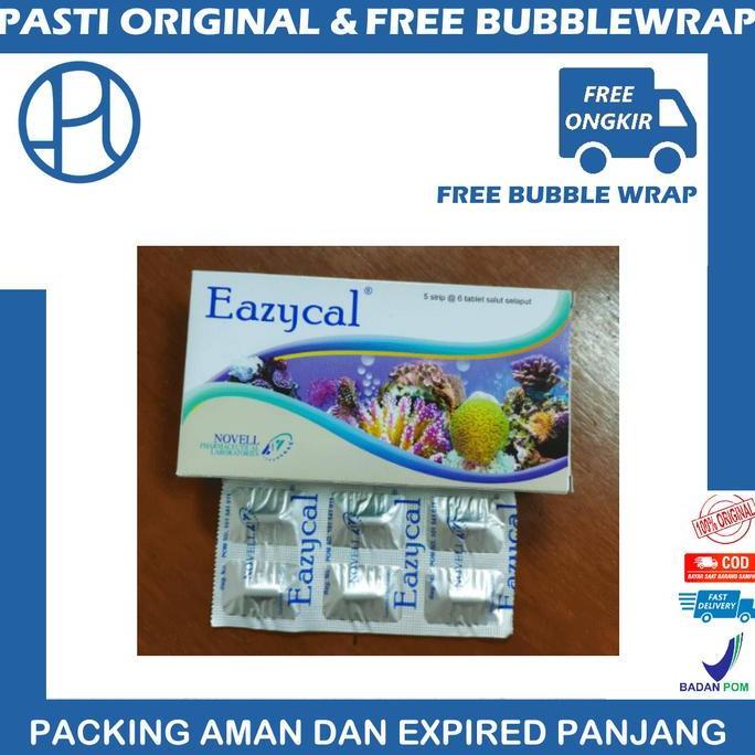 EAZYCAL PER BOX ISI 30 EAZY CAL EASY SUPLEMEN TULANG KALSIUM CALSIUM