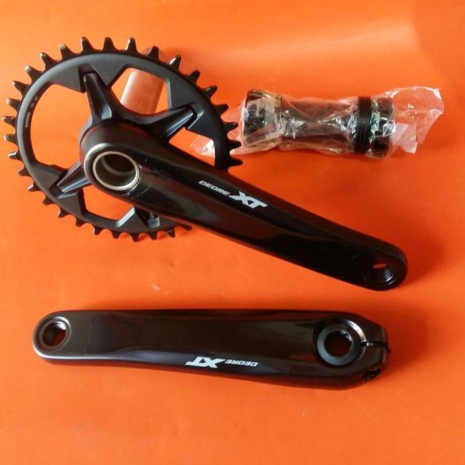 Crank Shimano Deore XT M8100 Single 34T with BB MT800