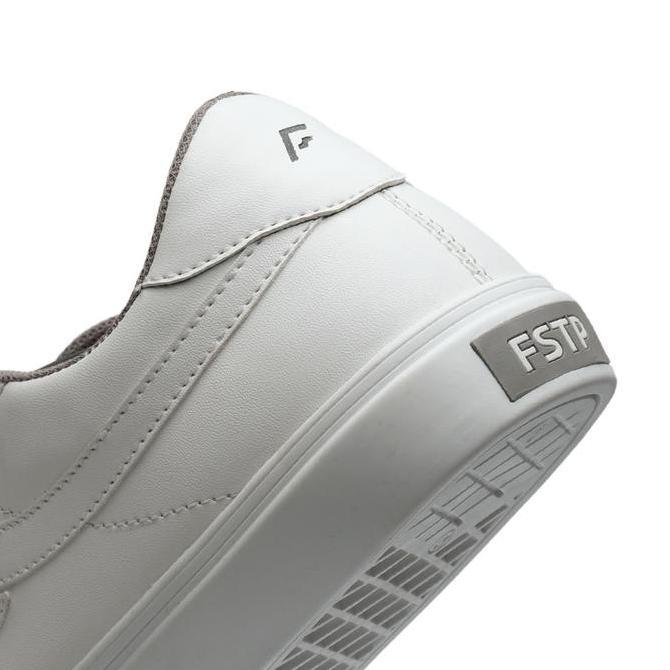 Kets- Footstep Footwear Sepatu Pria Sneakers Casual Valiant Full White Original Shoes Snekers Putih 