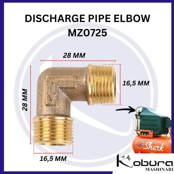 Discharge Pipe Elbow - MZ Portable