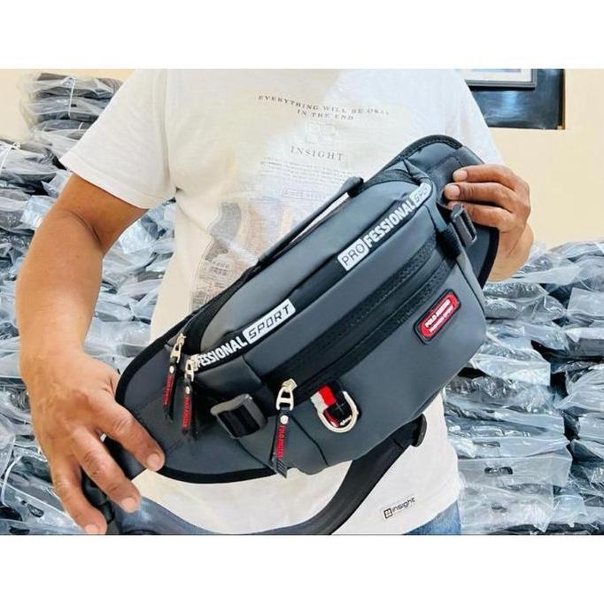 Backpack- Waistbag Tas Selempang Pria Waterproof Ori Polo Amstar Tas Pinggang