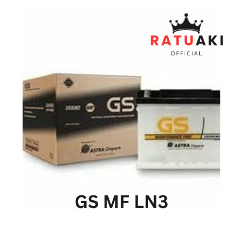 Aki Mobil GS LN3 65Ah – Aki Kering MF PRODUK ORIGINAL 100%