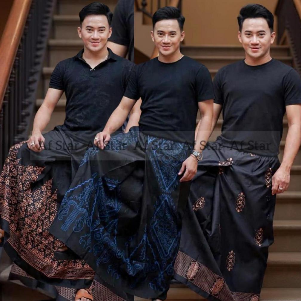 DISKON SARUNG INSTAN PRIA DEWASA SARUNG ROK PRAKTIS KARET PINGGANG ELASTIS / SARUNG PRIA LEBARAN TER