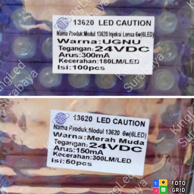 HARGA DISC - LED Modul 3030 24V 6W Mata Besar 6LED 6 Watt SMD 13620 Jumbo