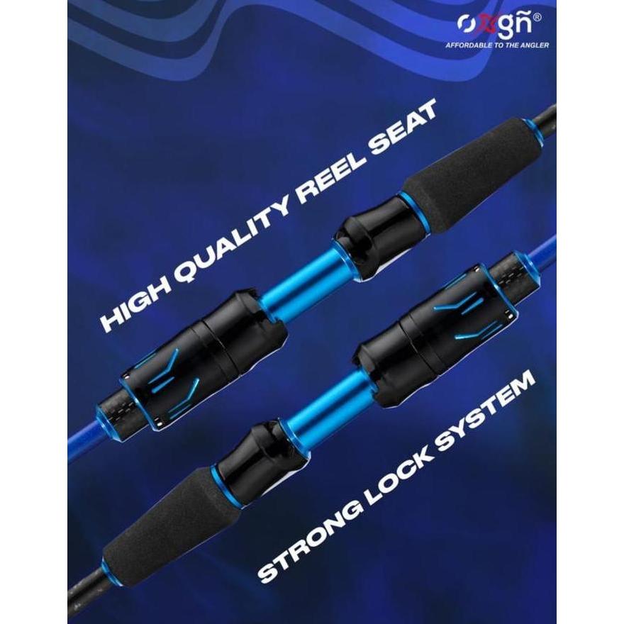 Oxgn Joran Carbon Solid Hakuna Spinning 702 2-8Lbs | 732 4-8Lbs | 762 5-10Lbs