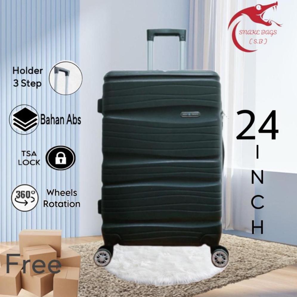 RECOMMENDED MERDEKA SALE KOPER 24 INCH KOPER BAGASI BISA COD, Tahan banting, anti air dan ringan 805