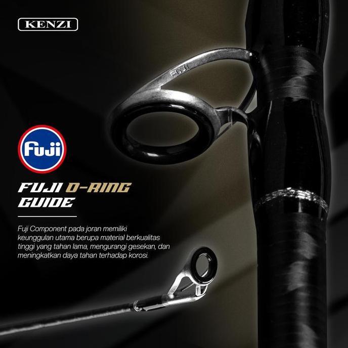 Joran Kenzi Lancer 662 Bc Solid X-Wrap Carbon Fuji Guides 198 Cm Pe 0.5-1.2 Pe0.8-1.5 Pe 1-2 Baitcas