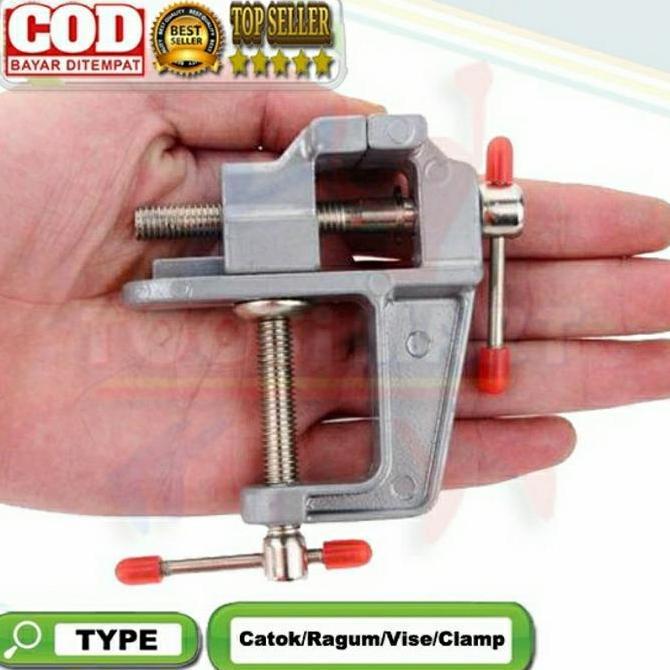 Momenttix- Ragum Mini Clamp Meja,Ragum Kecil