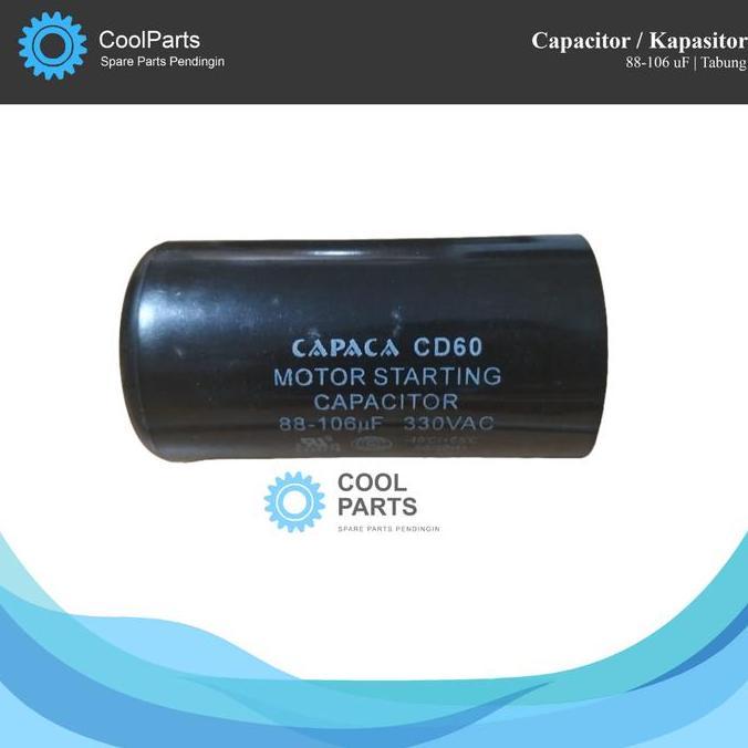 Instancodbisa- Kapasitor Starting / Capacitor Kulkas 88-106 Uf