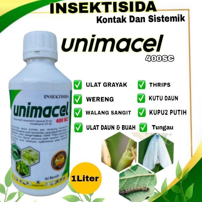 Bisa Cod Unimacel 1Liter Pengendali Hama Insektisida Unimacel Promo Emamektin Abamektin Pupuk Tanama