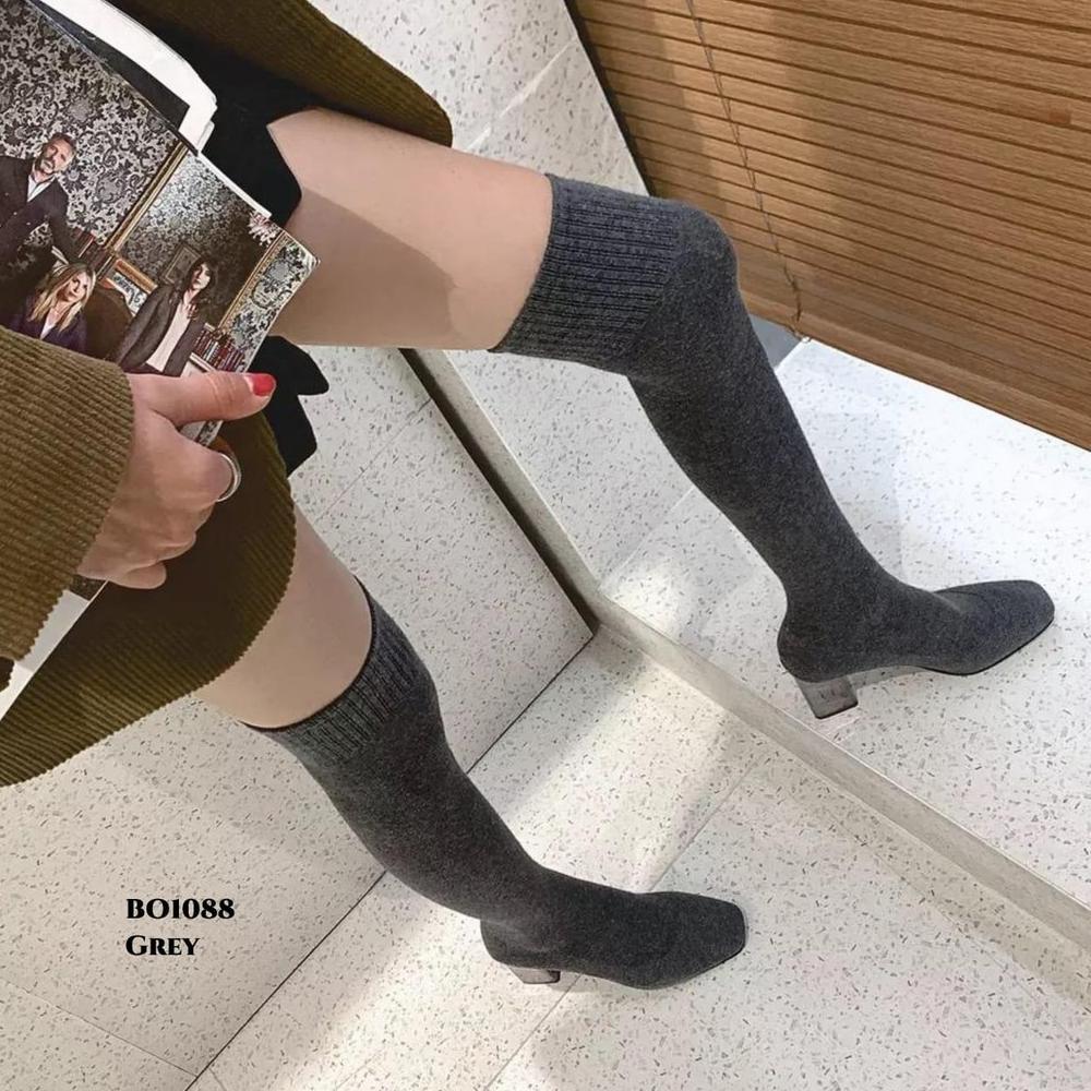 best deals prf long boots flat korea bo1088 kanvas nyaman