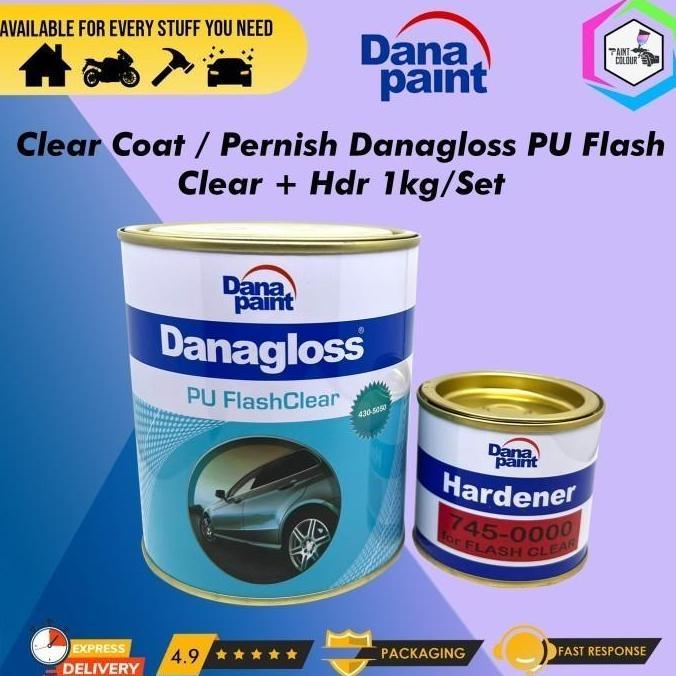Cat- Clear Coat / Pernish Danagloss Pu Flash Clear + Hdr 1Kg