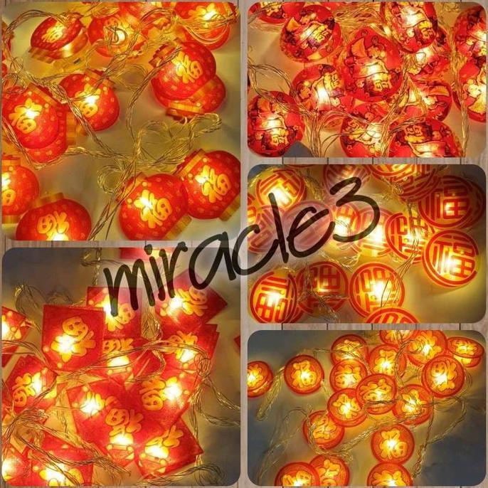 Silahkan Order] lampu lampion imlek / lampu imlek / lampu hiasan pohon imlek
