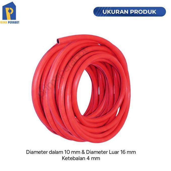 ( 5 Meter ) Selang Gas Lpg Solid 5 Lapis Sni Kawat Baja