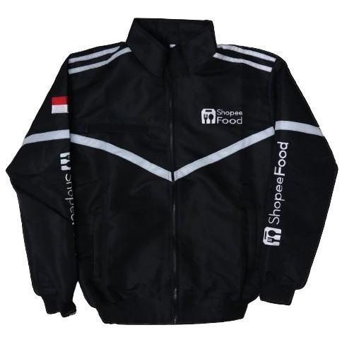 Boywings- Jaket Motor Bomber Sfd Hitam - Jaket Motoran  - Jaket Ojol  - Jaket Motor Hitam