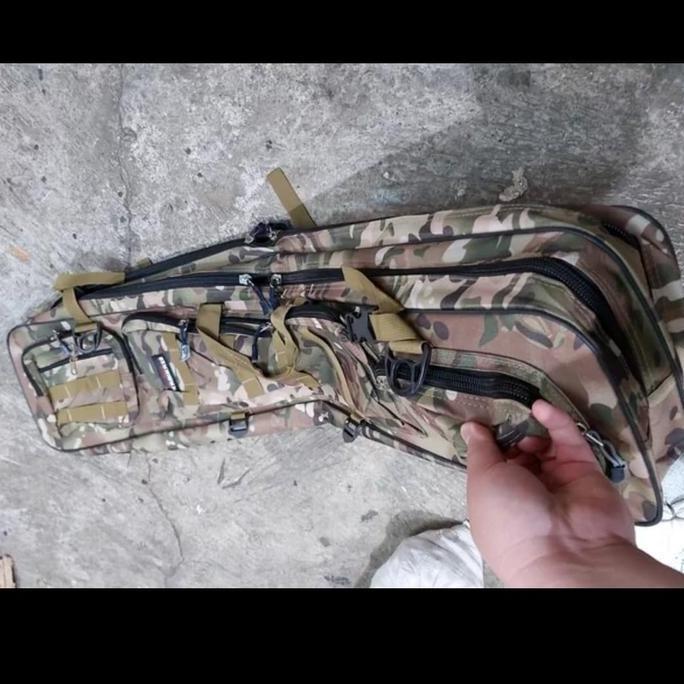 Tas Pancing Kamikaze Army 120 Cm Abri Loreng