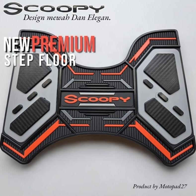 Disc Karpet Motor Scoopy New / Karpet Motor Scoopy 2018 - 2025 Bahan Karet