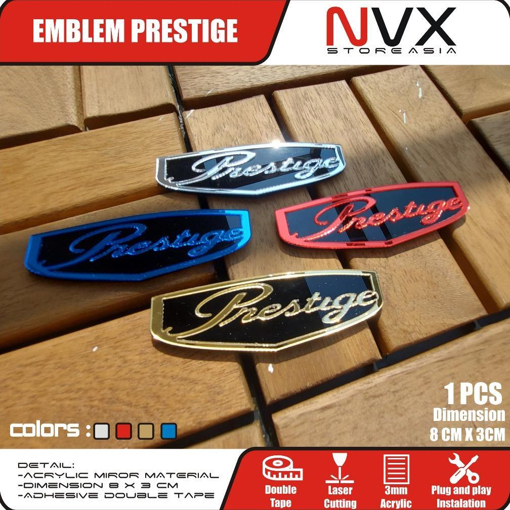 Sale 1 Pcs Emblem Honda Prestige Stiker Honda Prestige 3D Timbul Emblem Prestige Original Logo Prest