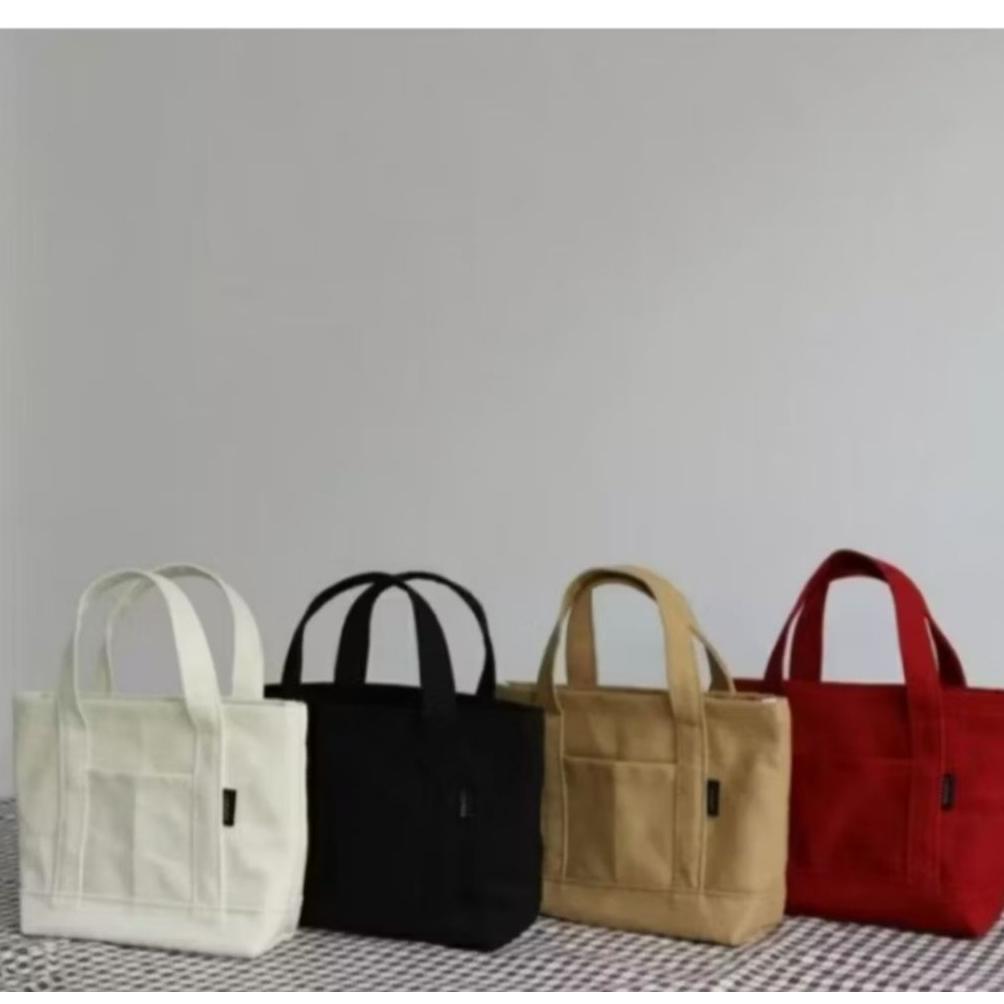 OFFICIAL TOTE BAG WANITA TOTEBAG KANVAS POLOS MINI TAS BAHU WANITA REMAJA KEKINIAN